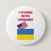 ICH STEHE MIT DER UKRAINE-SCHALTFLÄCHE BUTTON (Vorderseite)