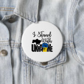 Ich stehe mit der Ukraine | Solidarität | Ukraine Button (Beispiel)