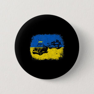 Ich stehe mit der Ukraine Spaß ukrainischen Bauer  Button