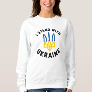 Ich stehe mit der Ukraine Sweatshirt