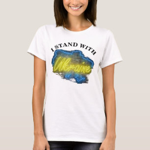 ICH STEHE MIT DER UKRAINE T - SHIRT