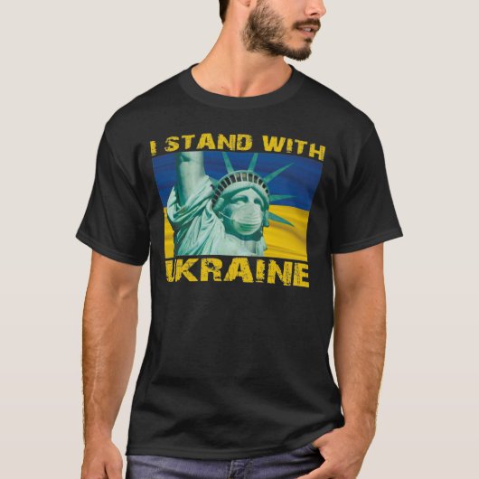 ICH STEHE MIT DER UKRAINE T-Shirt (Vorderseite)