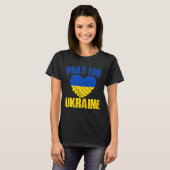 Ich stehe mit der Ukraine T-Shirt (Vorne ganz)