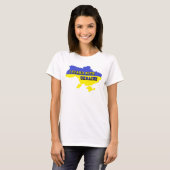 ICH STEHE MIT DER UKRAINE T - SHIRT (Vorne ganz)