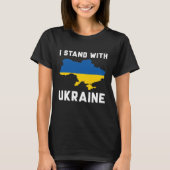 Ich stehe mit der Ukraine T-Shirt (Vorderseite)