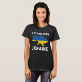 Ich stehe mit der Ukraine T-Shirt (Vorne ganz)