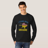 Ich stehe mit der Ukraine T-Shirt (Vorne ganz)