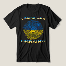 Ich stehe mit der Ukraine Tri-Blend Shirt