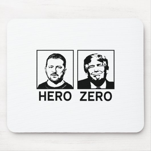 Ich stehe mit der Ukraine Ukrainischer Held Zero S Mousepad (Vorne)