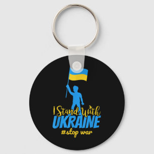 Ich stehe mit der Ukraine, um Frieden zu beenden K Schlüsselanhänger