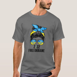 Ich stehe mit der Ukraine und bete für die Unterst T-Shirt