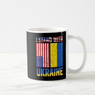 Ich stehe mit der Ukraine und unterstütze die ukra Kaffeetasse