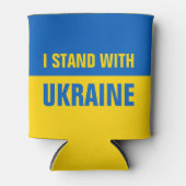 Ich stehe mit der Ukraine zur Unterstützung der uk Dosenkühler (Vorderseite)