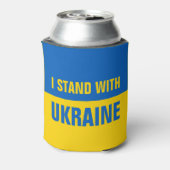 Ich stehe mit der Ukraine zur Unterstützung der uk Dosenkühler (Kanne Rückseite)