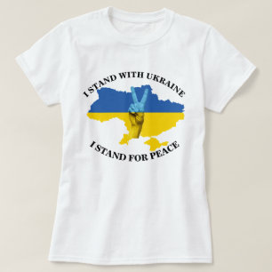 ICH STEHE MIT DER UKRAINE ZUSAMMEN - ICH STEHE FÜR T-Shirt