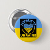 ICH STEHE MIT DER UKRAINE ZUSAMMEN - UNTERSTÜTZUNG BUTTON (Vorne & Hinten)