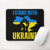 Ich stehe mit der ukrainischen Fahne auf dem Höhep Mousepad (Mit Mouse)