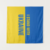 Ich stehe mit der ukrainischen Tapestry Wandteppich (Vorderseite (Horizontal))