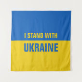 Ich stehe mit der ukrainischen Tapestry Wandteppich (Vorderseite)
