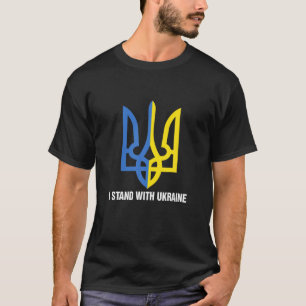 Ich stehe mit der Unterstützung der Ukraine durch  T-Shirt