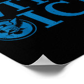 Ich stehe mit Eis Poster (Ecke)