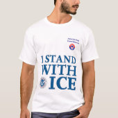 Ich stehe mit Eis T-Shirt (Vorderseite)