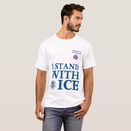 Ich stehe mit Eis T-Shirt (Vorne ganz)