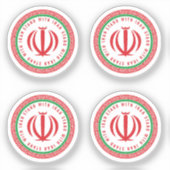 Ich stehe mit iranisch aufkleber (Vorderseite)