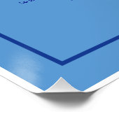 Ich stehe mit Israel - Am Yisrael Chai Poster (Ecke)