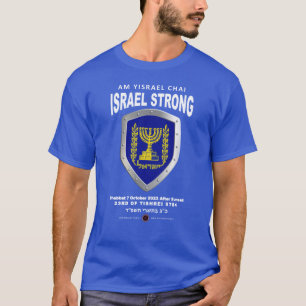 Ich stehe mit Israel - Am Yisrael Chai T-Shirt