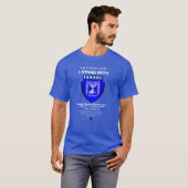 Ich stehe mit Israel - Am Yisrael Chai T-Shirt (Vorne ganz)