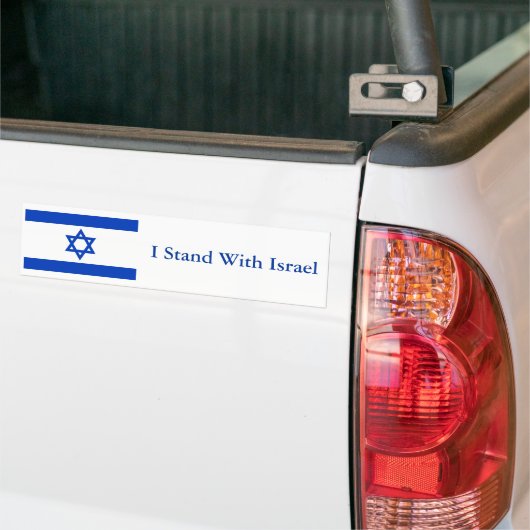 Ich stehe mit Israel Autoaufkleber (Auf Lkw)