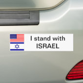 Ich stehe mit Israel Autoaufkleber (Auf Auto)