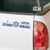 Ich stehe mit Israel Autoaufkleber (Auf Lkw)