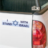 Ich stehe mit Israel Autoaufkleber (Auf Lkw)