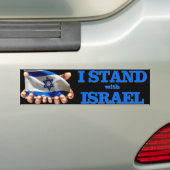 Ich stehe mit Israel Autoaufkleber (Auf Auto)