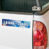 Ich stehe mit Israel Autoaufkleber (Auf Lkw)