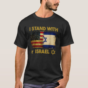 Ich stehe mit Israel, ich stehe mit Israel Amerika T-Shirt