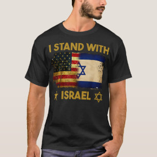 Ich stehe mit Israel Shirt da, das ich mit Israel