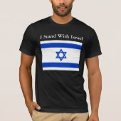 Ich stehe mit Israel-Shirt T-Shirt (Vorderseite)