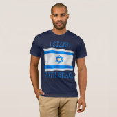 Ich stehe mit Israel T-Shirt (Vorne ganz)