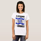 Ich stehe mit Israel! T-Shirt (Vorne ganz)