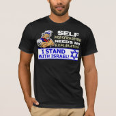 Ich stehe mit Israel! T-Shirt (Vorderseite)