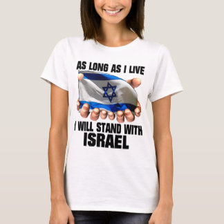 Ich stehe mit Israel T-Shirt