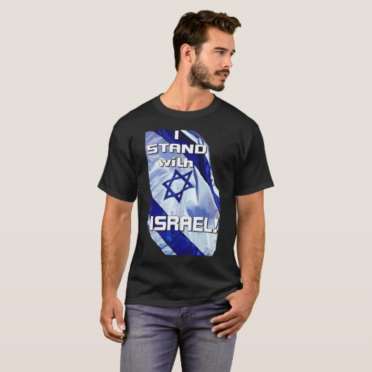Ich stehe mit Israel! T-Shirt (Vorne ganz)