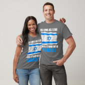 Ich stehe mit Israel T-Shirt (Unisex)