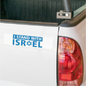 Ich stehe mit Israel Trucker Hat Autoaufkleber (Auf Lkw)