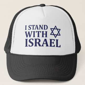 Ich stehe mit Israel Truckerkappe