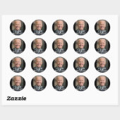 Ich stehe mit Joe Biden1 Runder Aufkleber (Blatt)