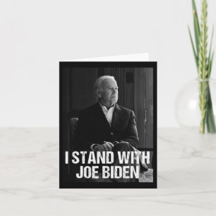 Ich stehe mit Joe Biden 1 Karte